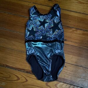 GK Brand 2024 USA Olympic Starry Gymnastics Leotard